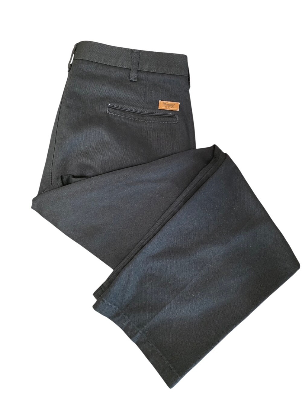 Wrangler Riata Men's Black Dress Pants - Classic Relaxed Fit.